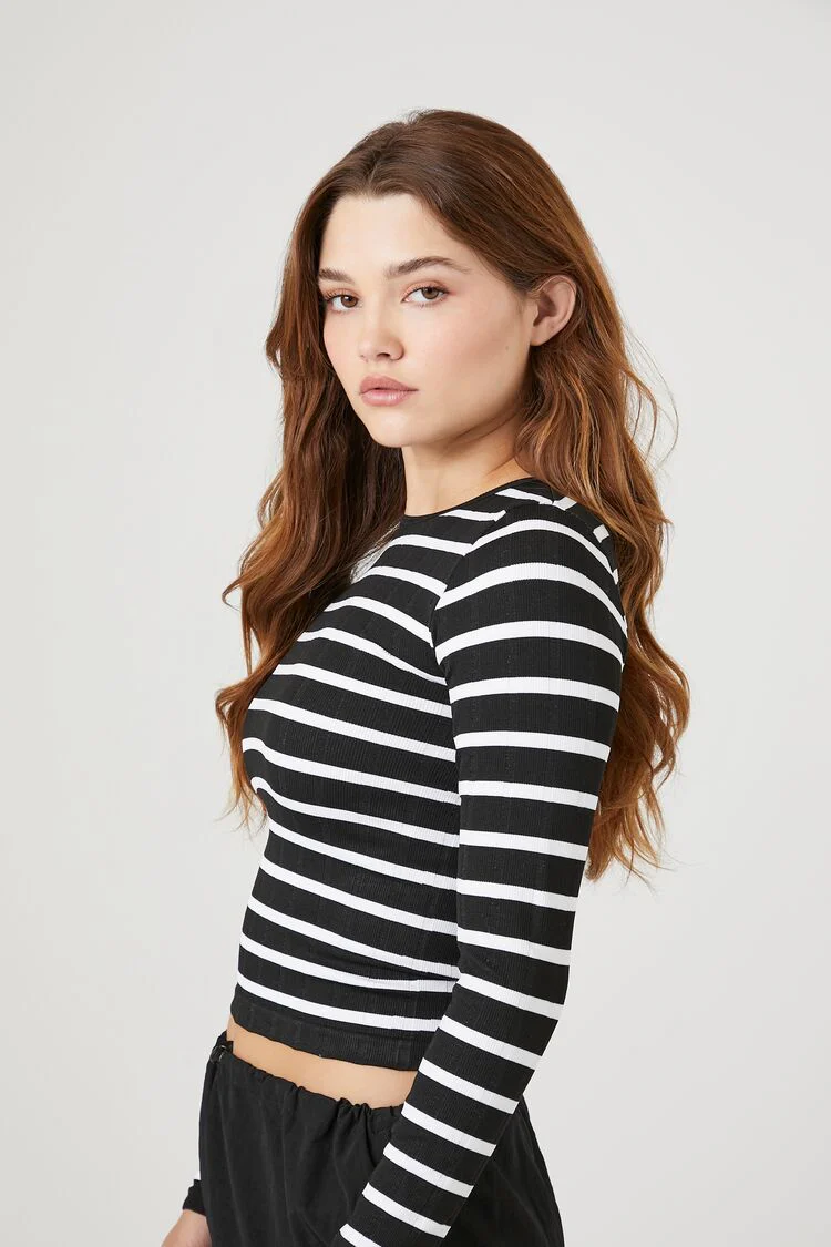 Striped Seamless Top - Image 2