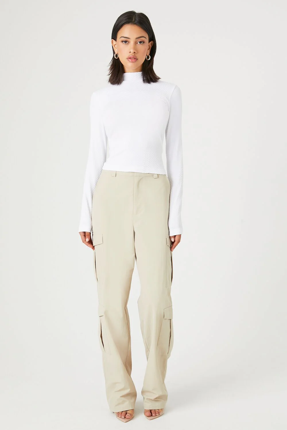 Seamless Mock Neck Top - Image 4