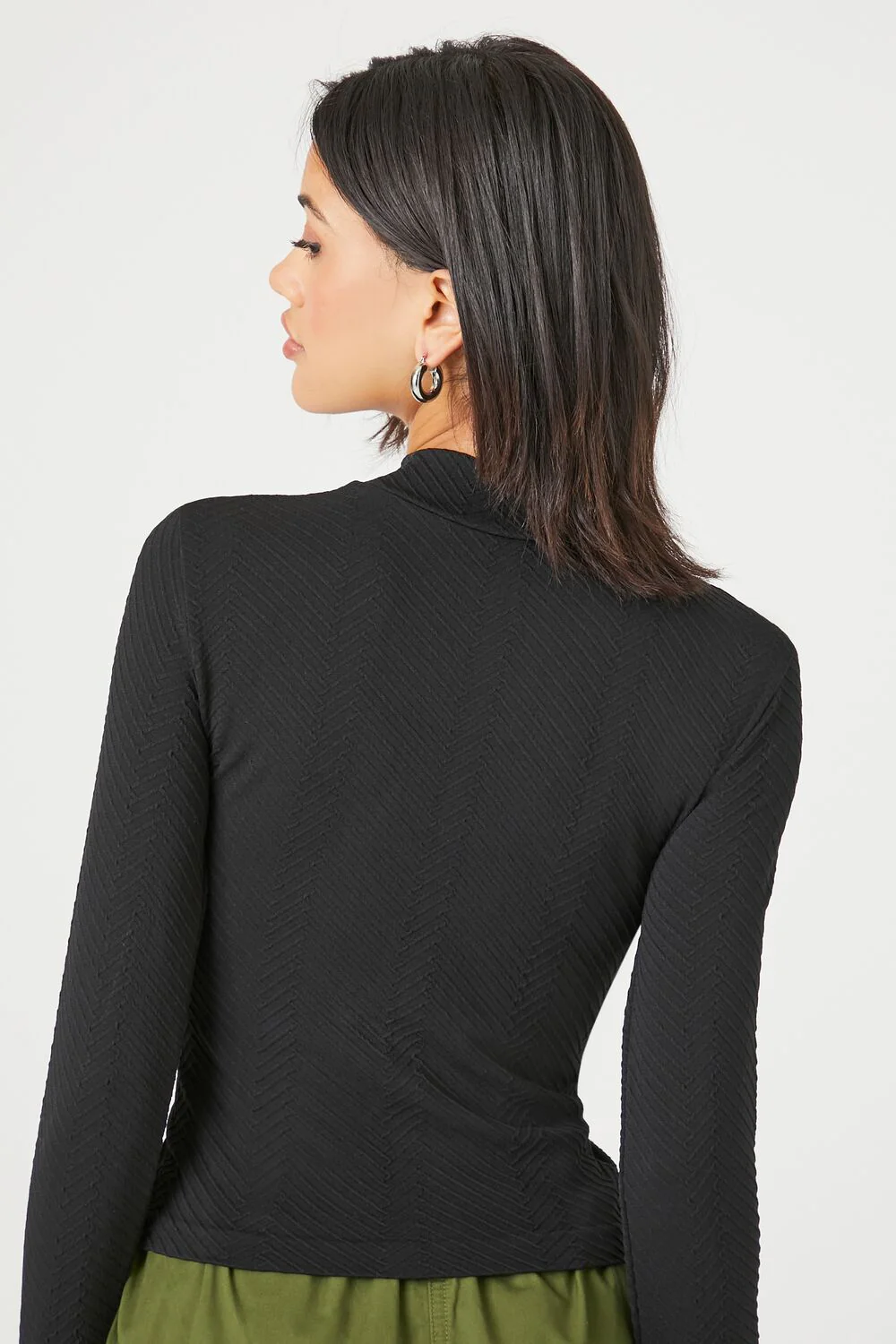 Seamless Mock Neck Top - Image 8