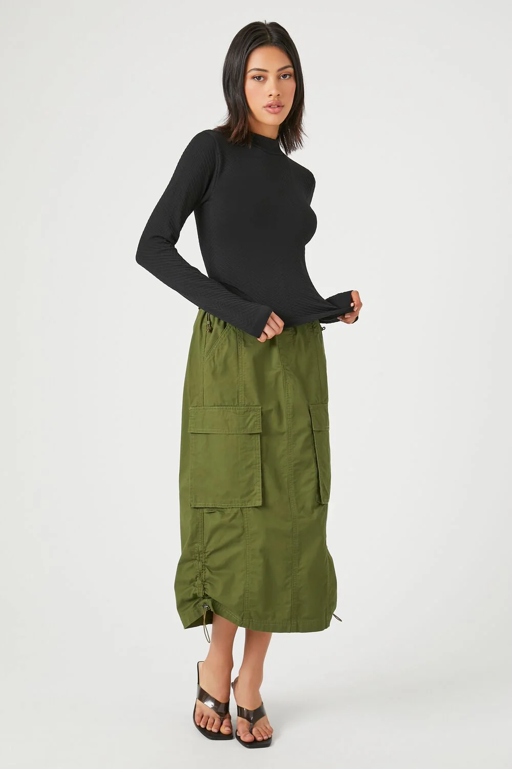 Seamless Mock Neck Top - Image 9