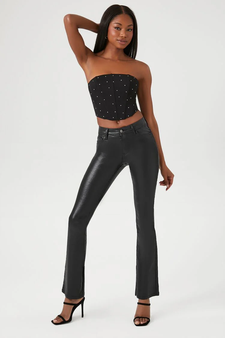 Cropped Corset Tube Top - Image 4
