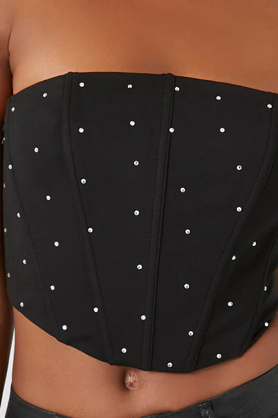 Cropped Corset Tube Top - Image 5