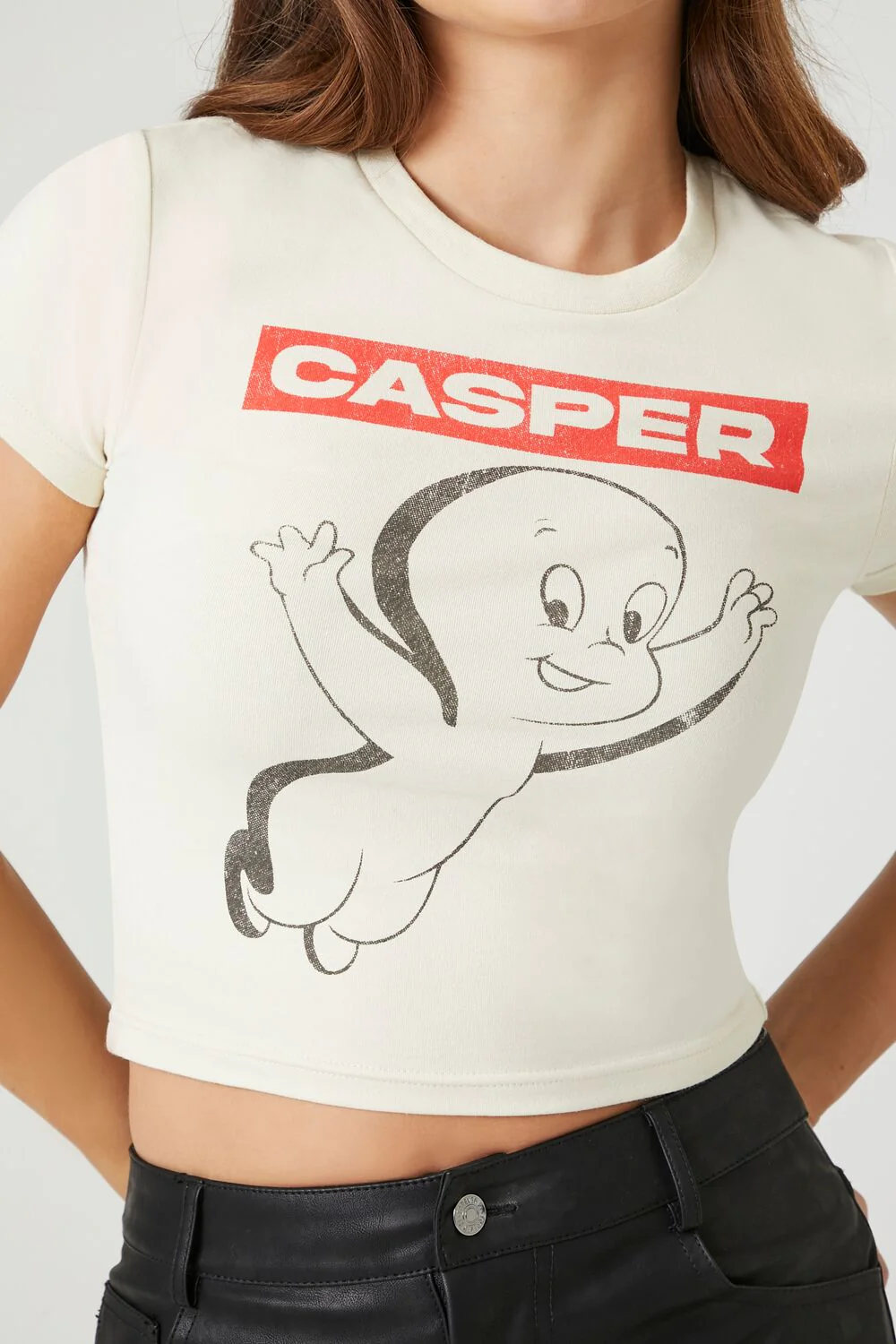 Casper Graphic Cropped Tee - Image 5