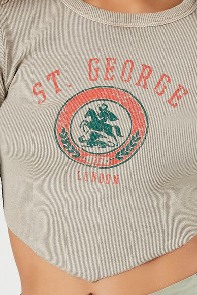 St George Graphic Cropped Tee - Image 5