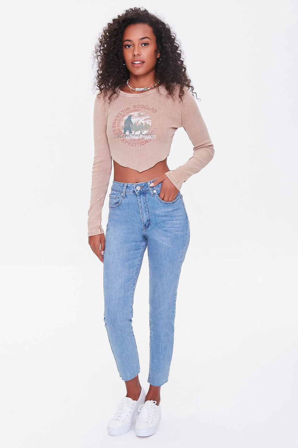 Outdoor Wilderness Graphic Crop Top - Image 4