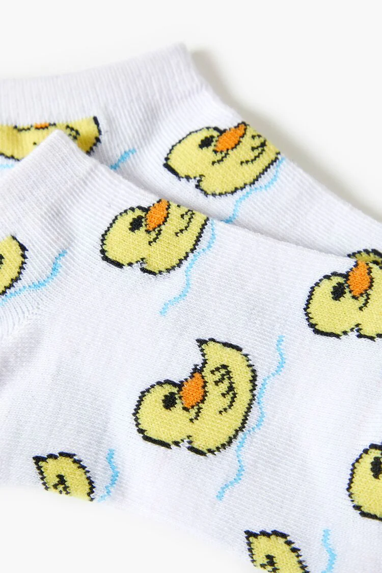 Duck Print Ankle Socks - Image 3