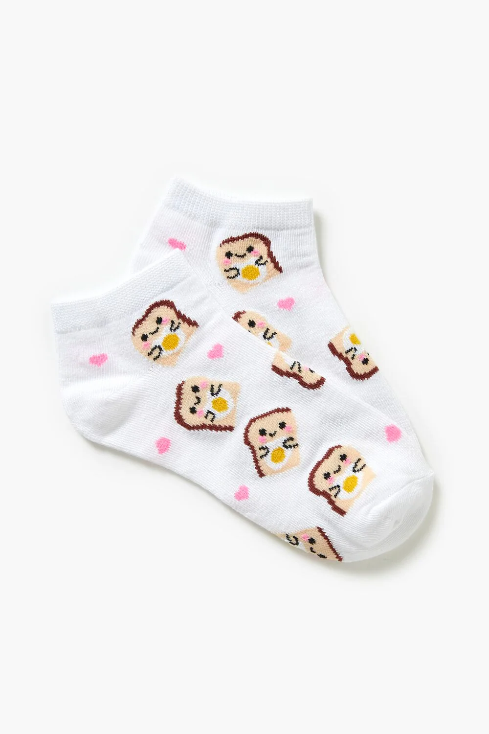 Egg Toast Print Ankle Socks - Image 2