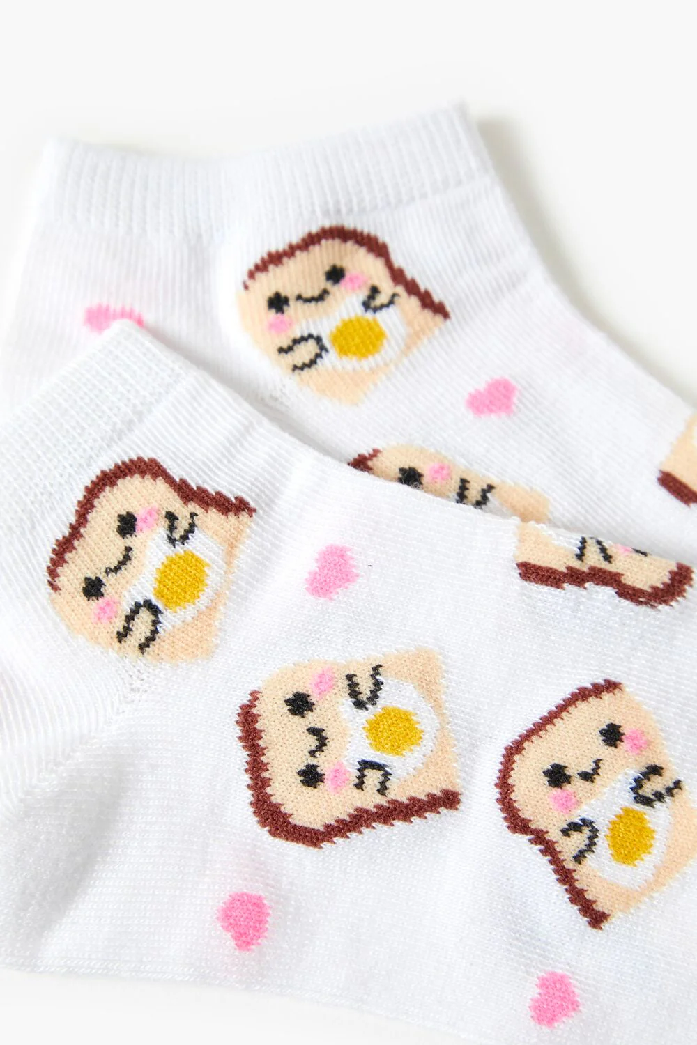 Egg Toast Print Ankle Socks - Image 3