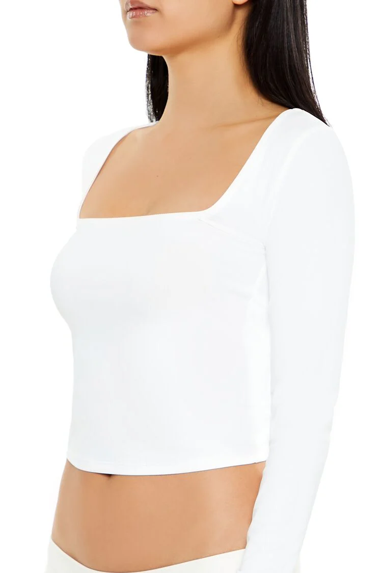 Sculpt Shape Square-Neck Top - Image 10