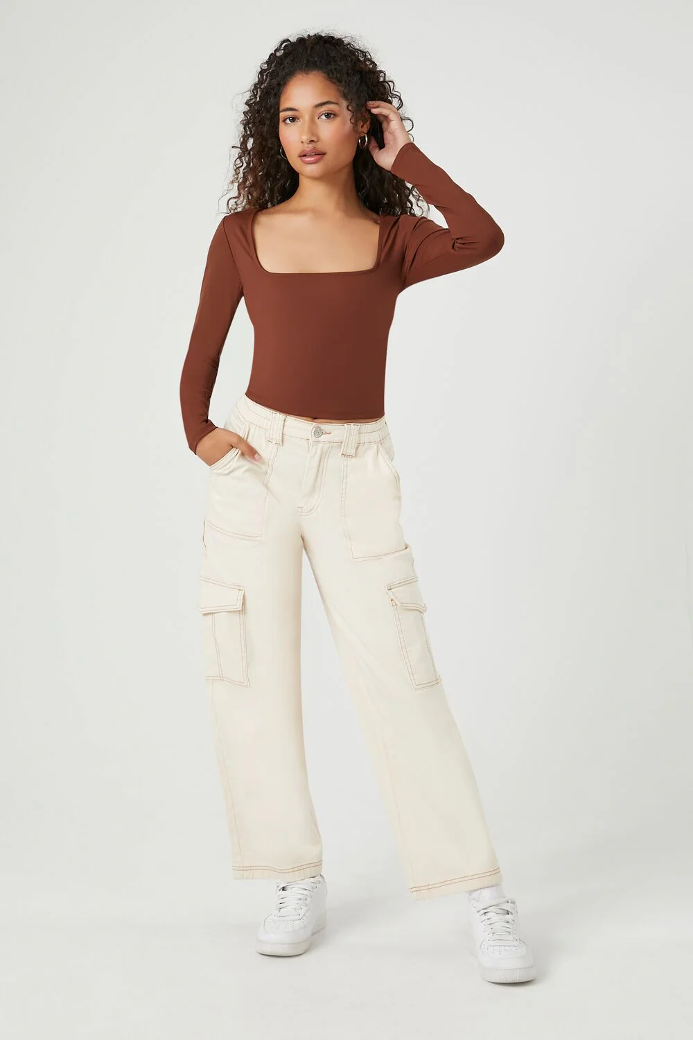 Sculpt Shape Square-Neck Top - Image 44
