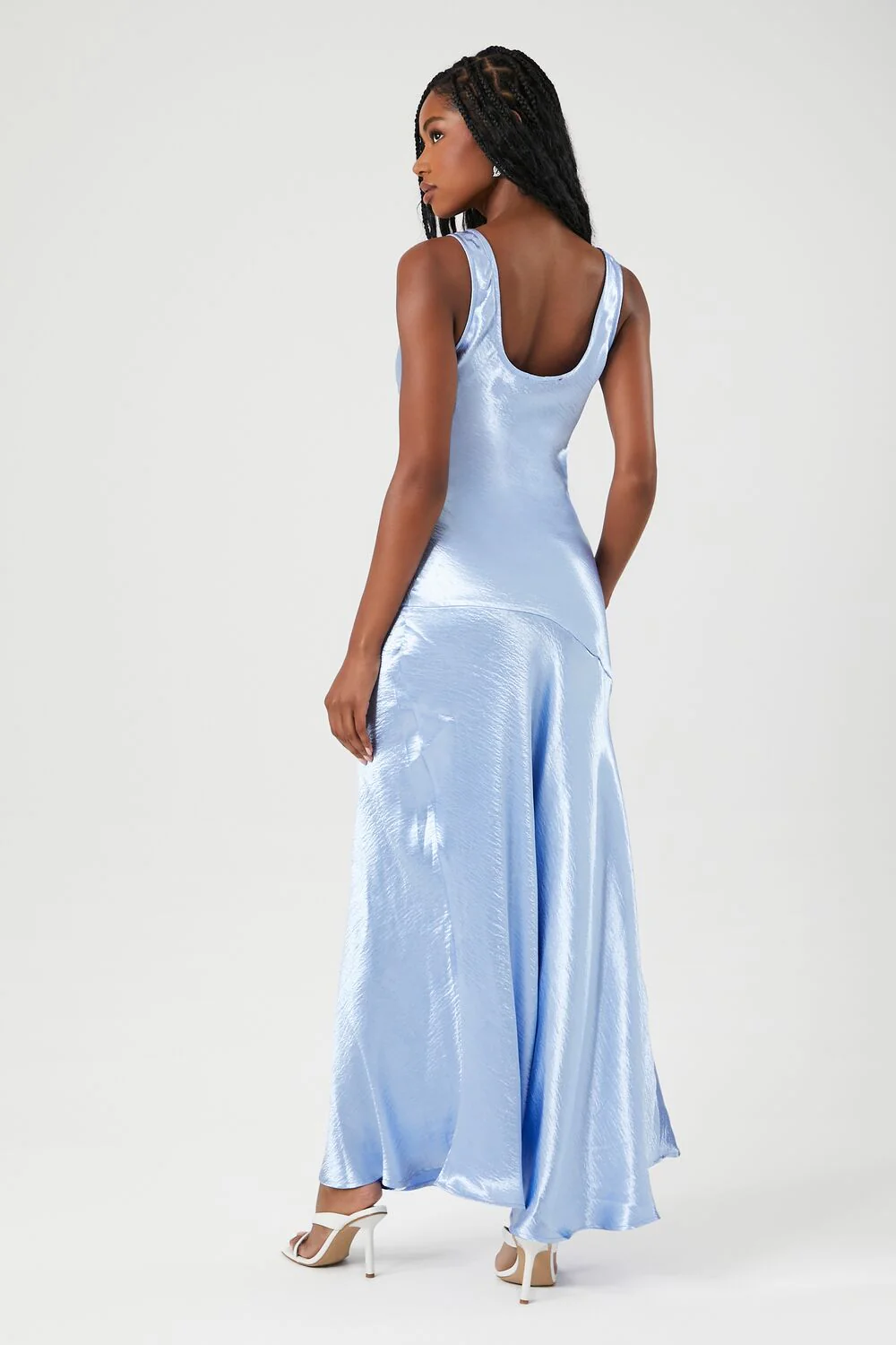Satin Maxi Dress - Image 3