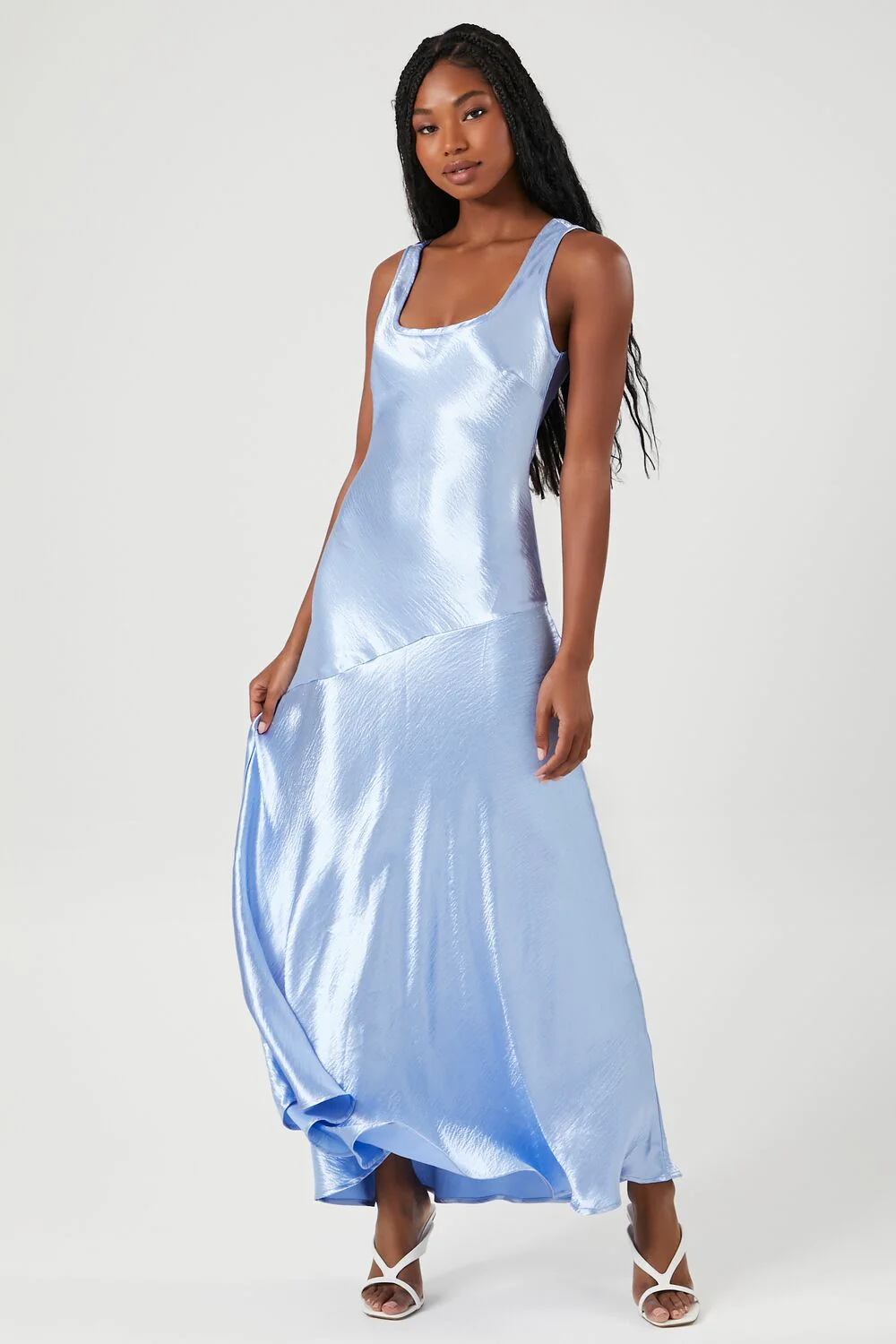 Satin Maxi Dress - Image 6