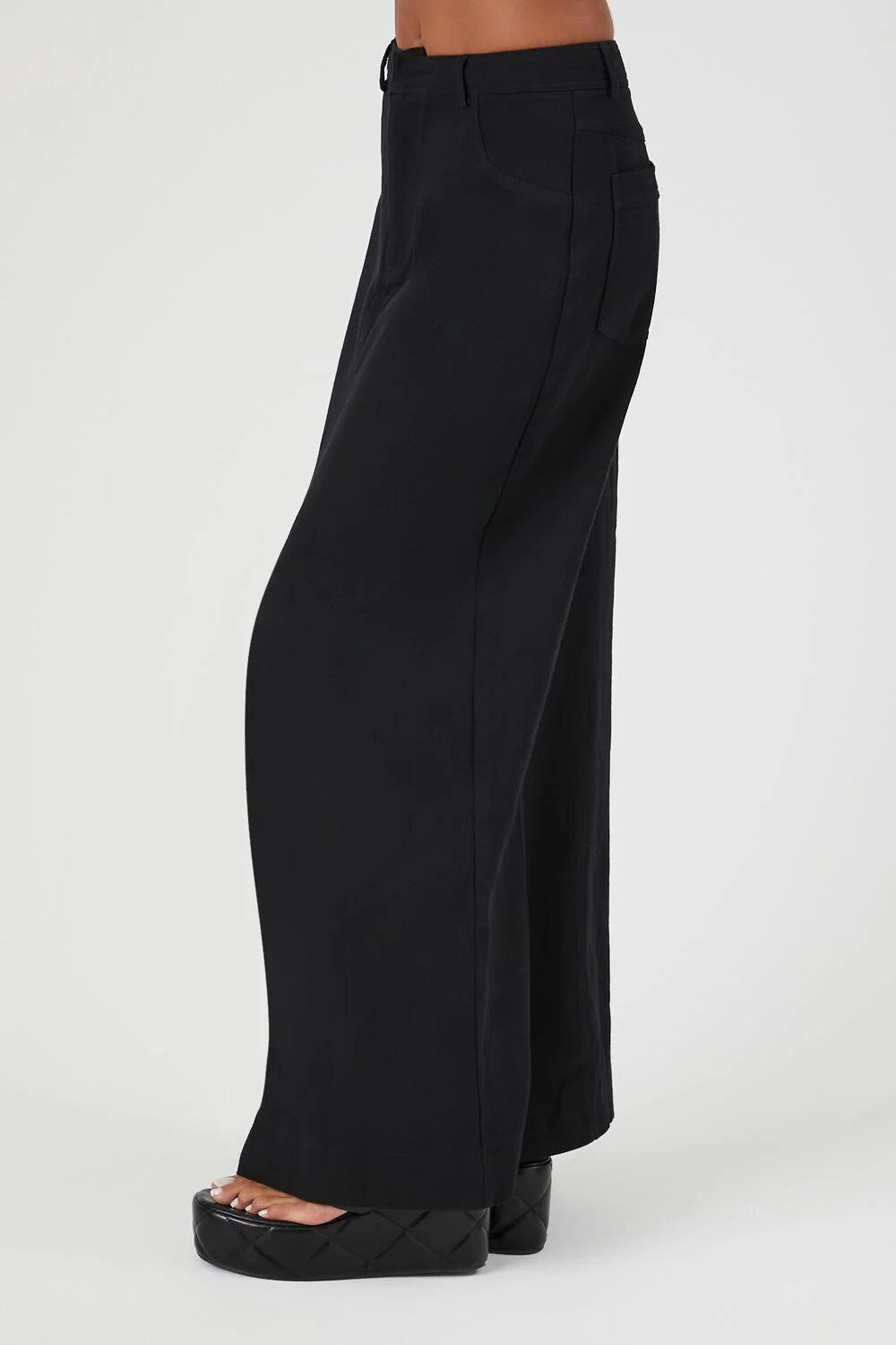 Twill Split-Hem Maxi Skirt - Image 3