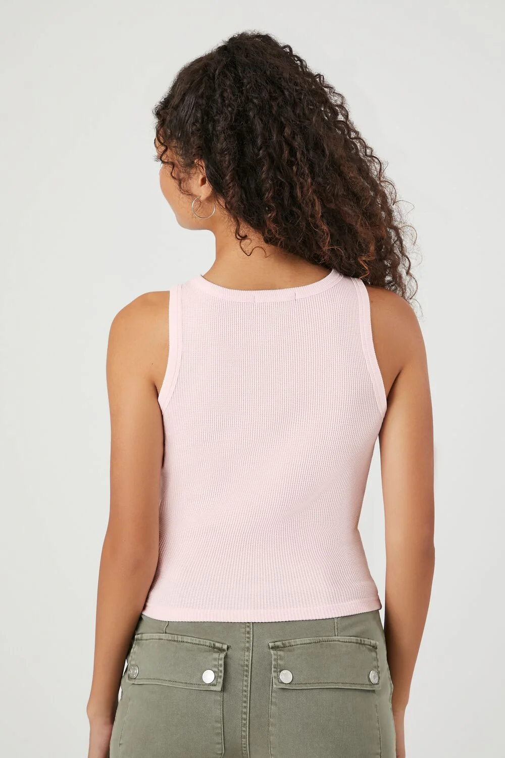 Mineral Wash Waffle Knit Tank Top - Image 28