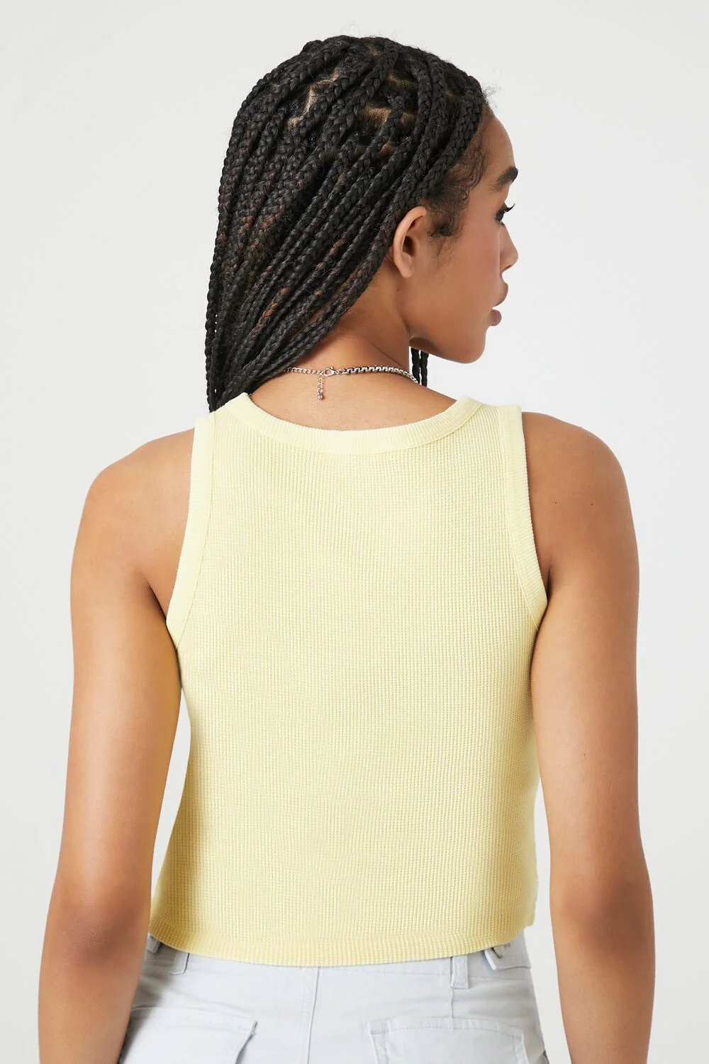 Mineral Wash Waffle Knit Tank Top - Image 48