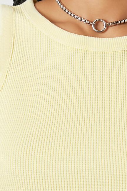 Mineral Wash Waffle Knit Tank Top - Image 50