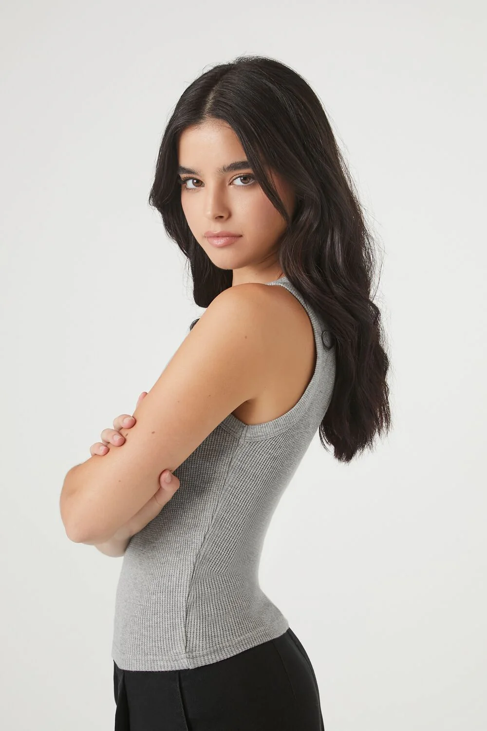 Mineral Wash Waffle Knit Tank Top - Image 52