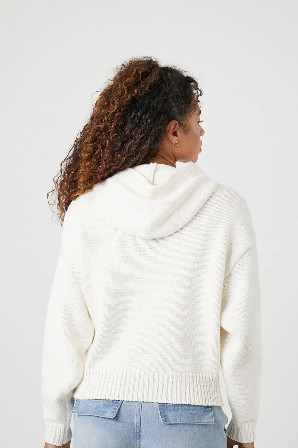 Sweater-Knit Paris Hoodie - Image 3