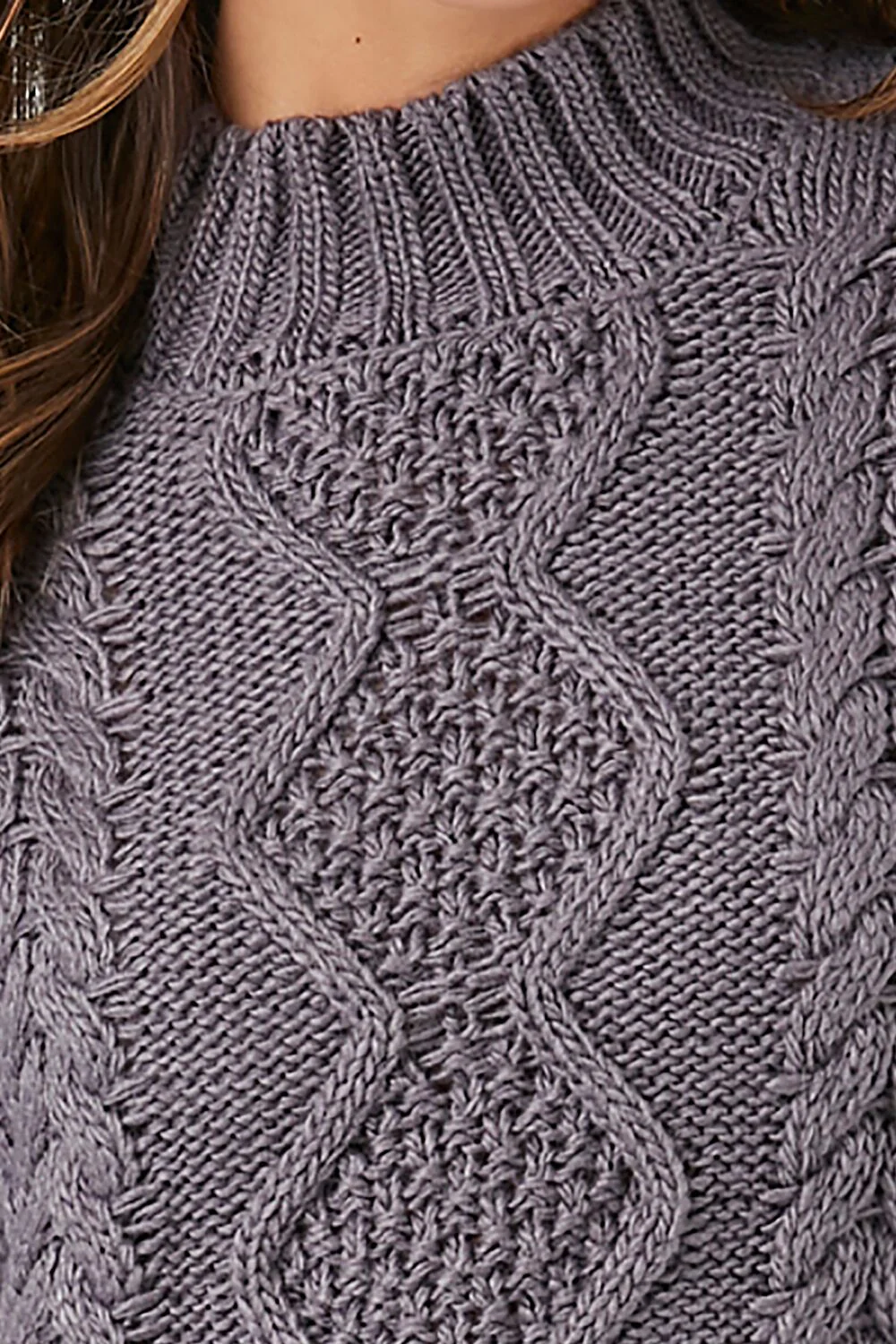 Cable Knit Sweater Mini Dress - Image 5