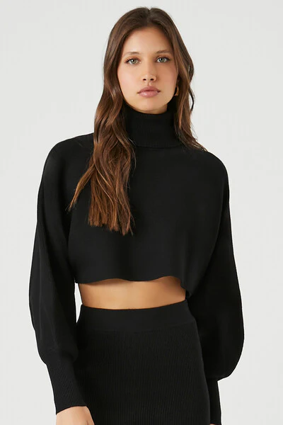 Turtleneck Sweater & Skirt Set - Image 4