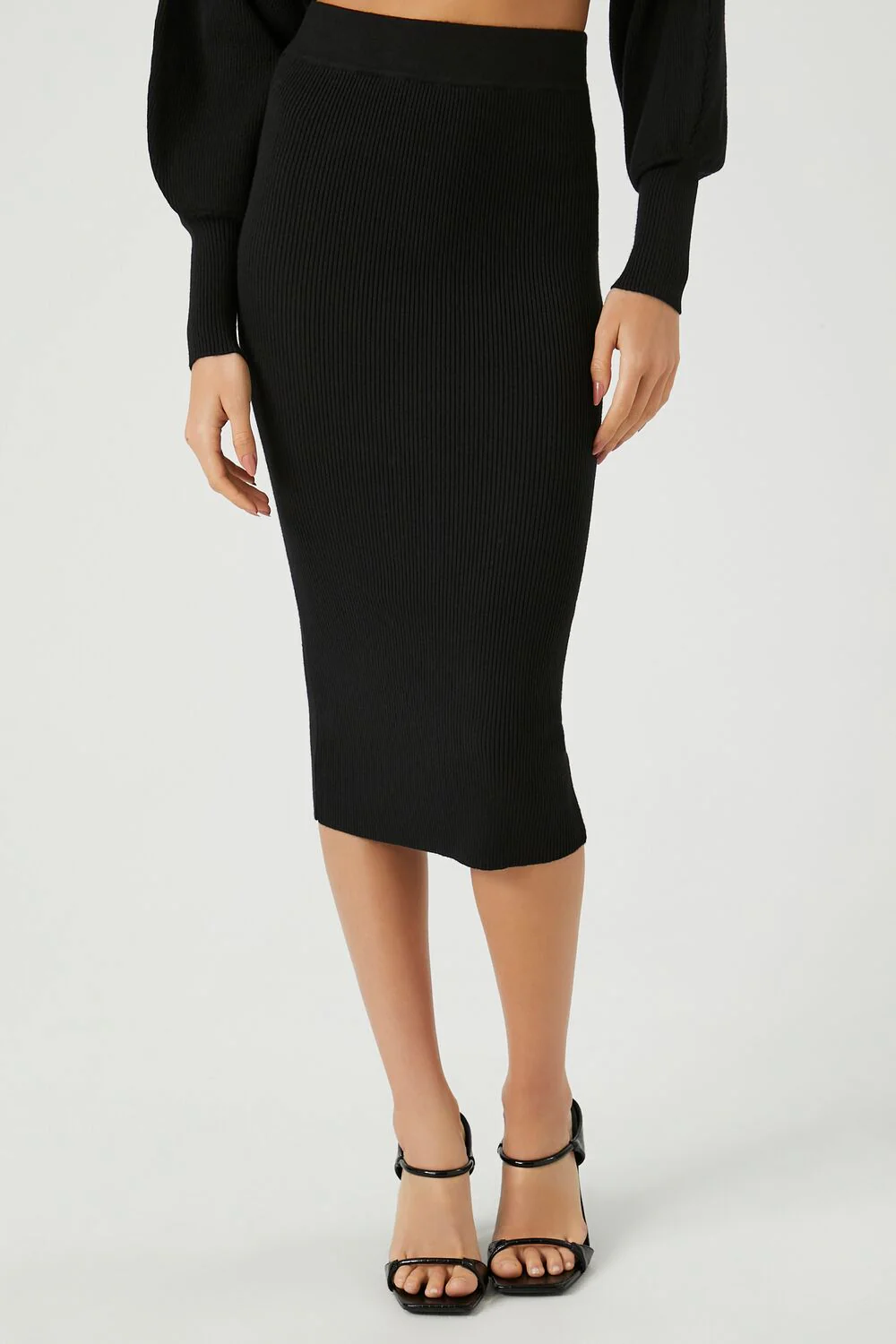 Turtleneck Sweater & Skirt Set - Image 5