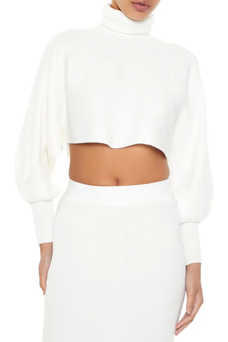 Turtleneck Sweater & Skirt Set - Image 7
