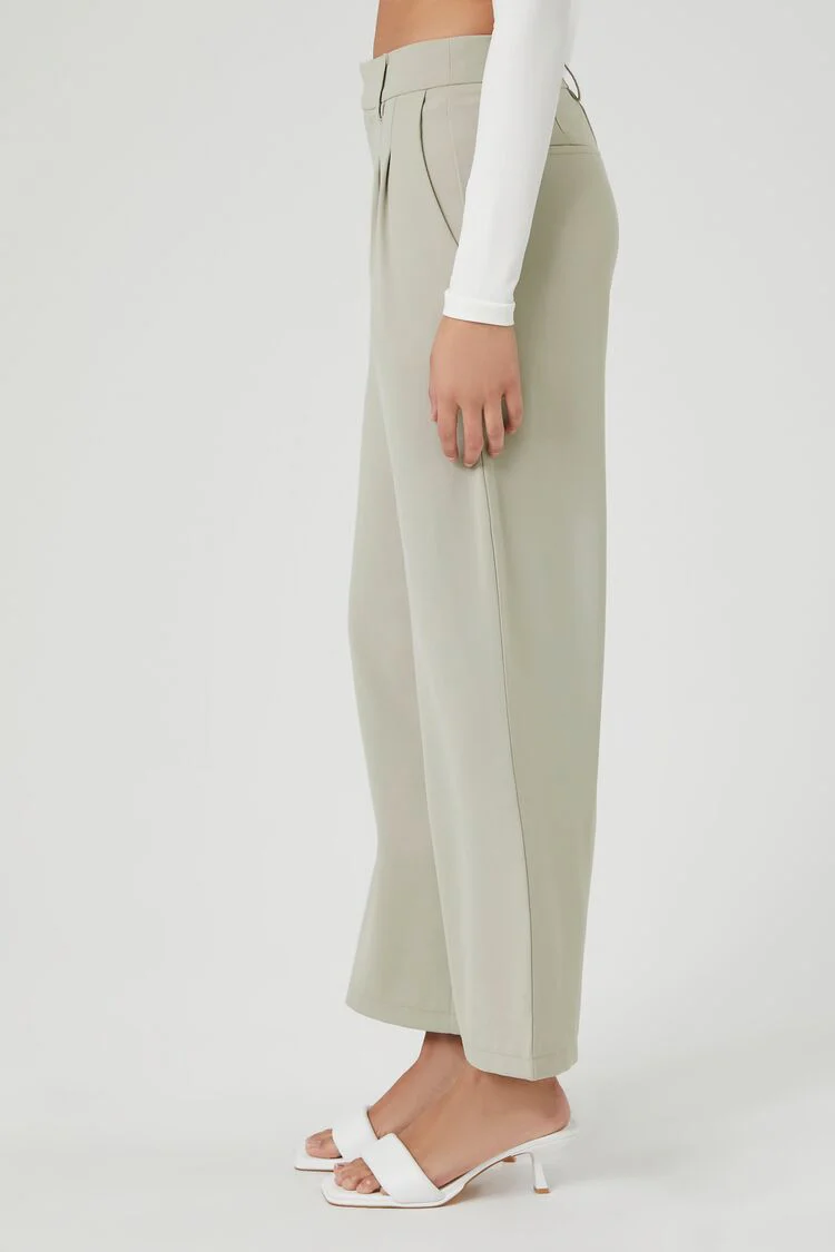 High-Rise Wide-Leg Trousers - Image 3
