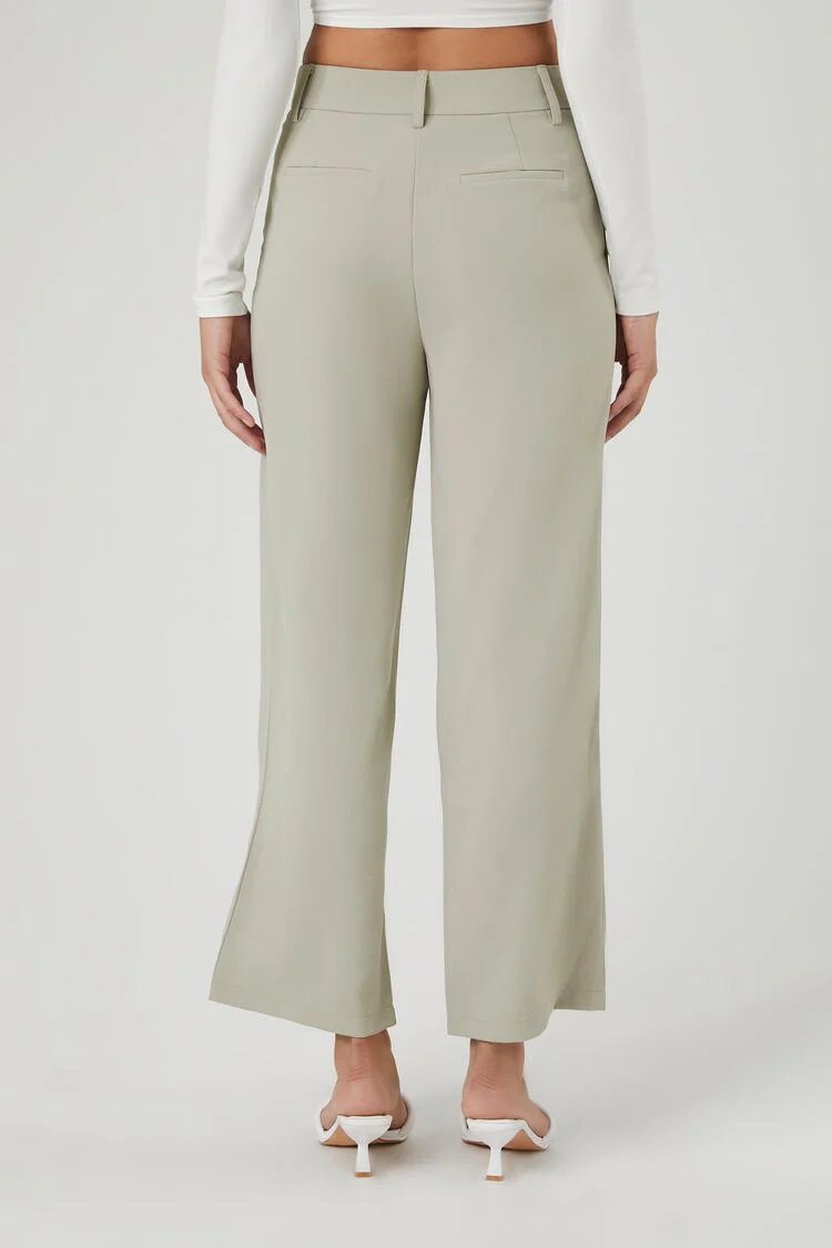High-Rise Wide-Leg Trousers - Image 4