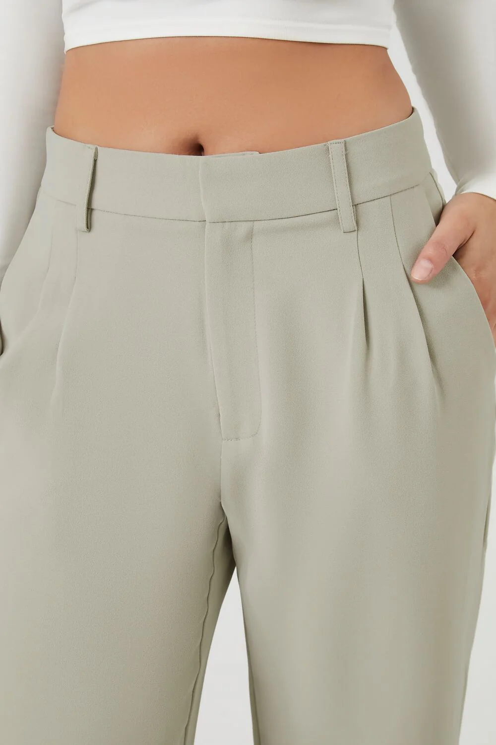 High-Rise Wide-Leg Trousers - Image 5