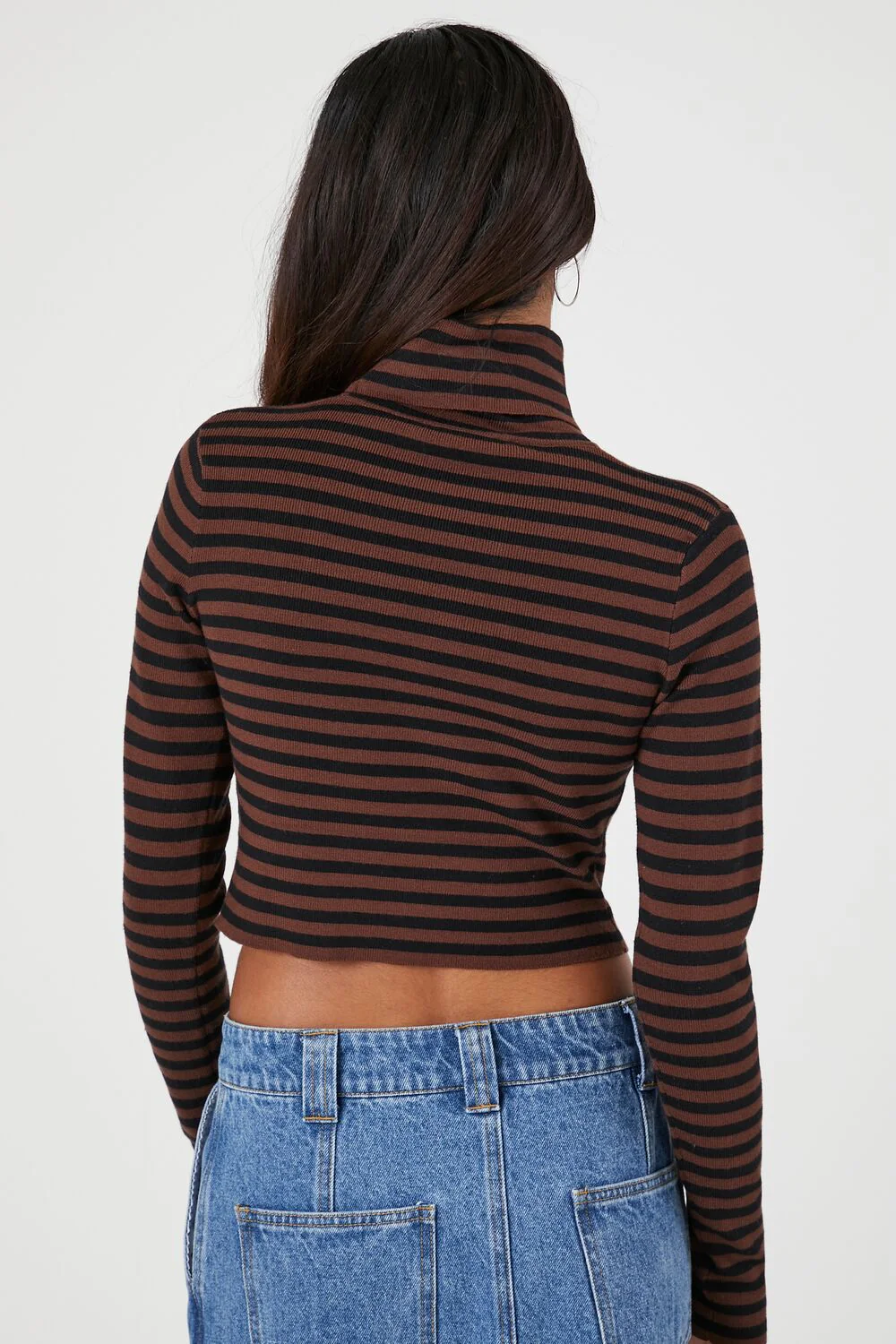 Striped Turtleneck Sweater - Image 3