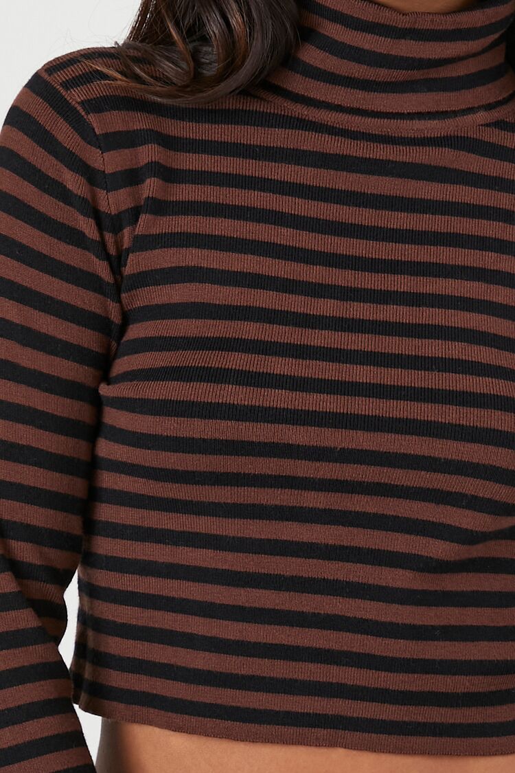 Striped Turtleneck Sweater - Image 5