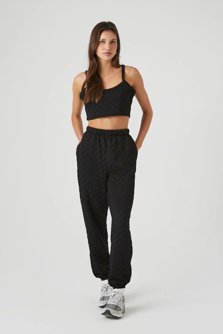 Quilted Cropped Cami - Image 4
