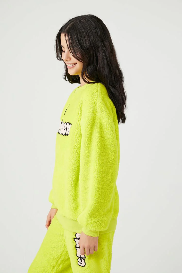 Fleece The Grinch Pullover - Image 2