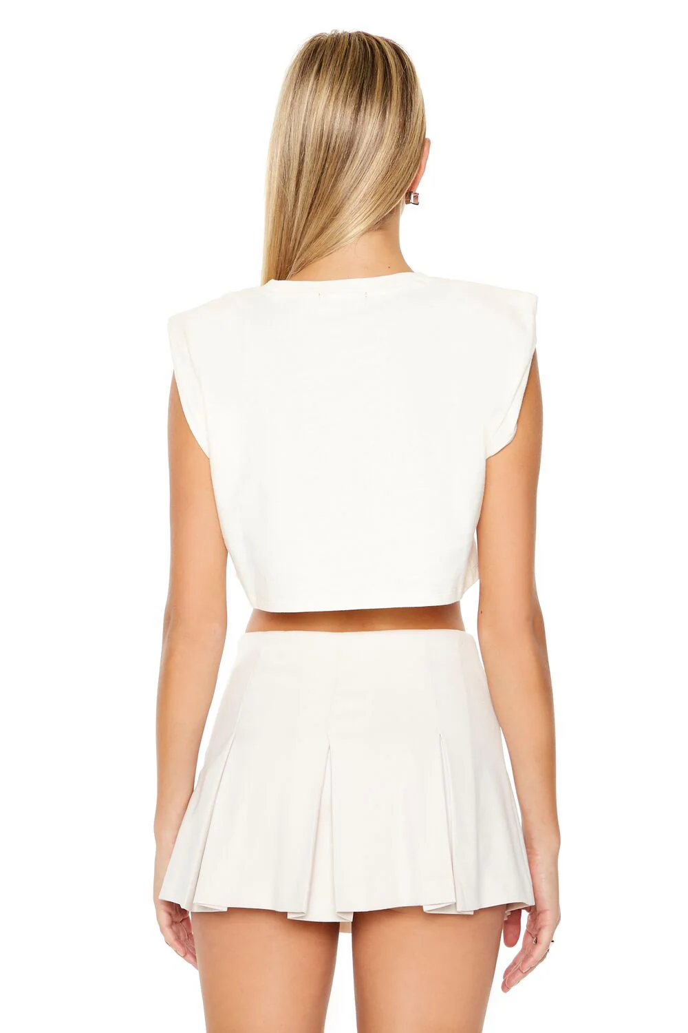 Padded Cropped Muscle Tee - Image 3