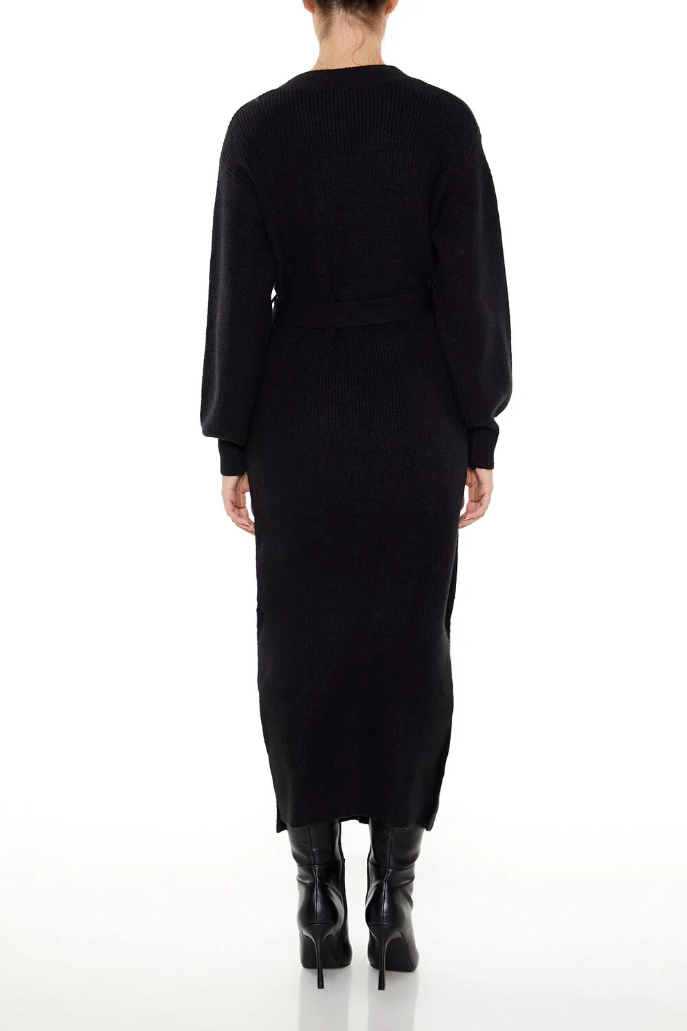 Tie-Front Midi Sweater Dress - Image 4