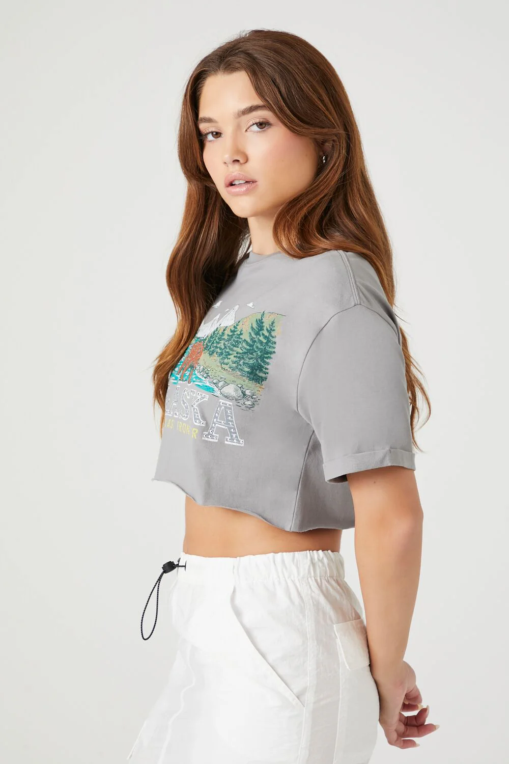 Alaska Graphic Cropped Tee - Image 2