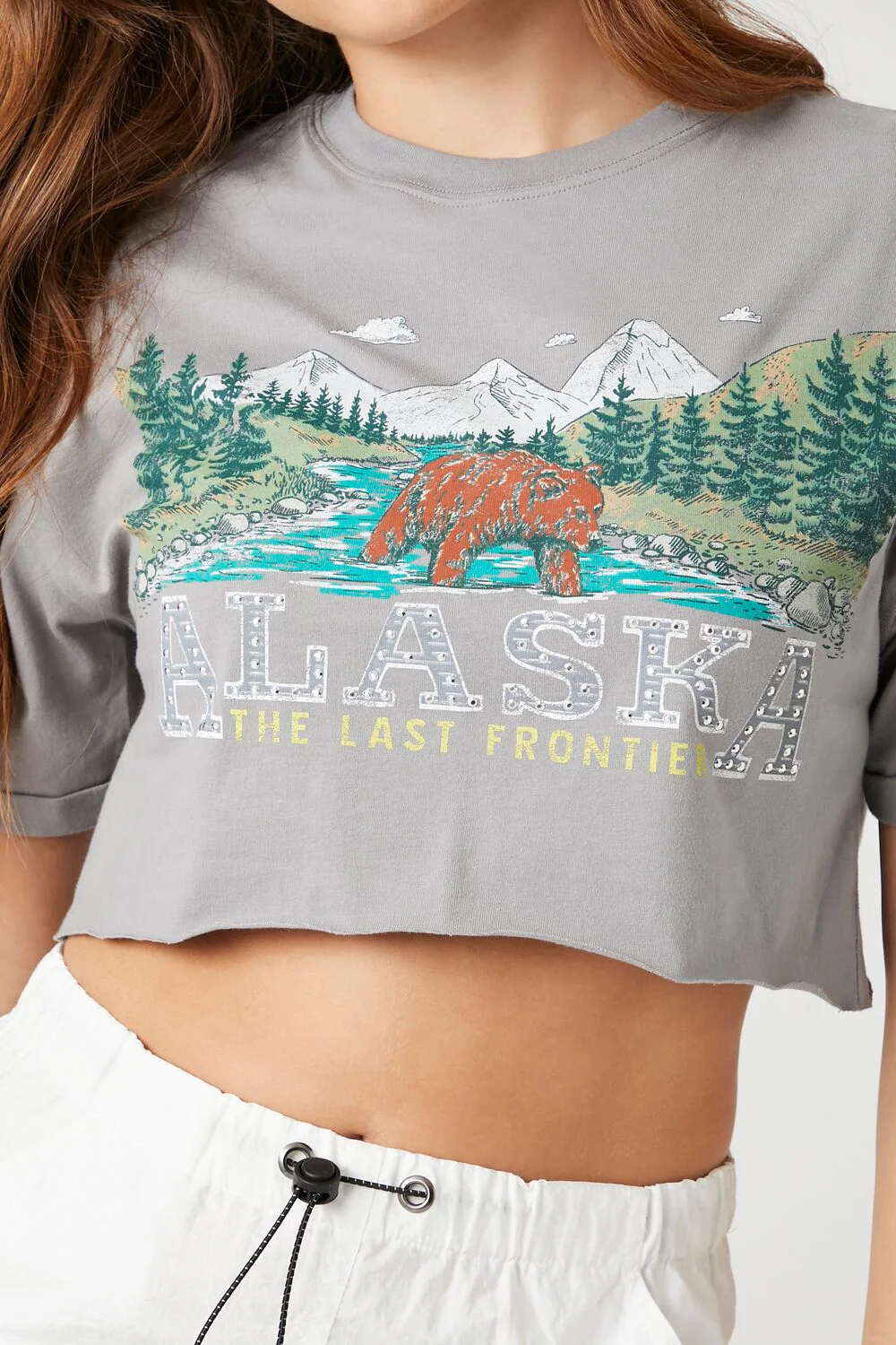 Alaska Graphic Cropped Tee - Image 5