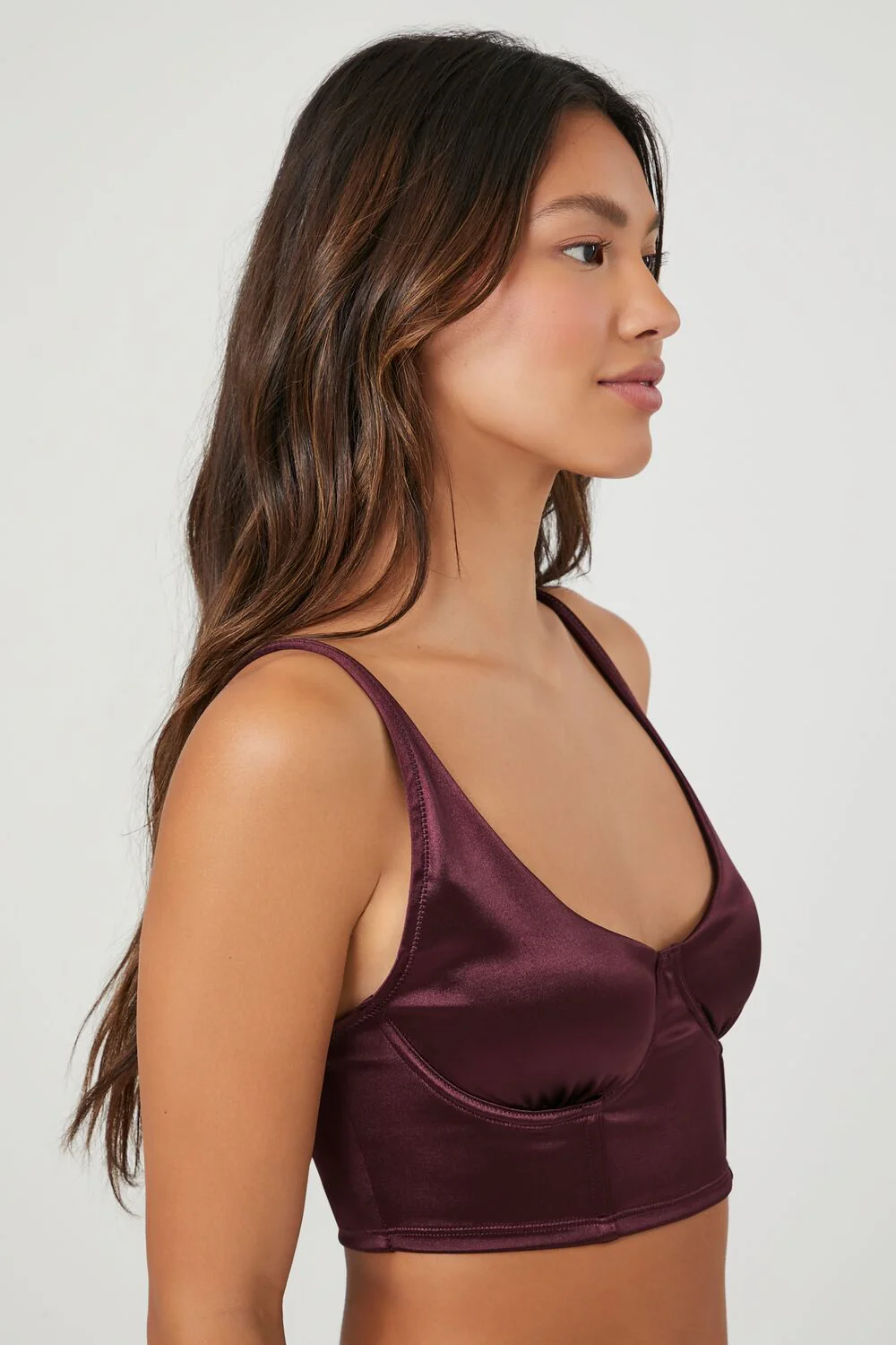 Satin Hook-and-Eye Bra - Image 2