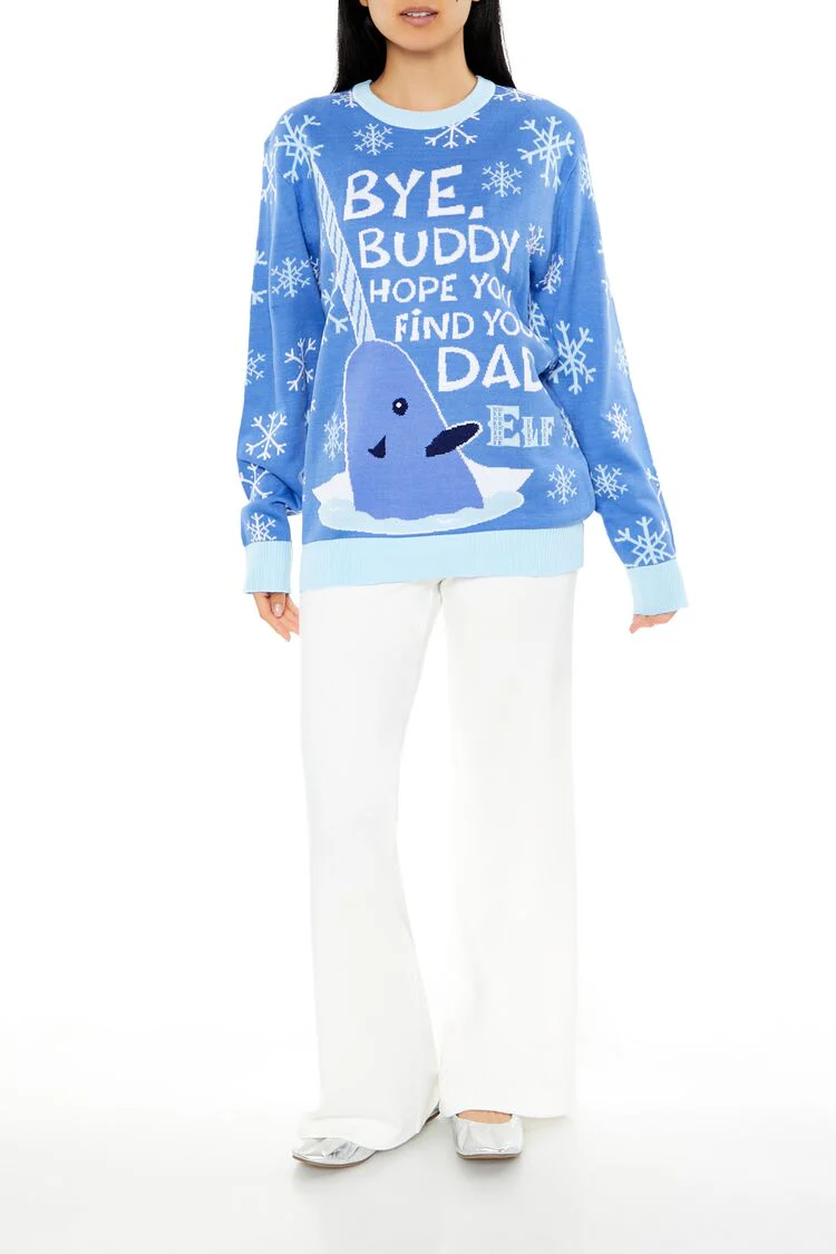 Mr Narwhal Christmas Sweater - Image 2
