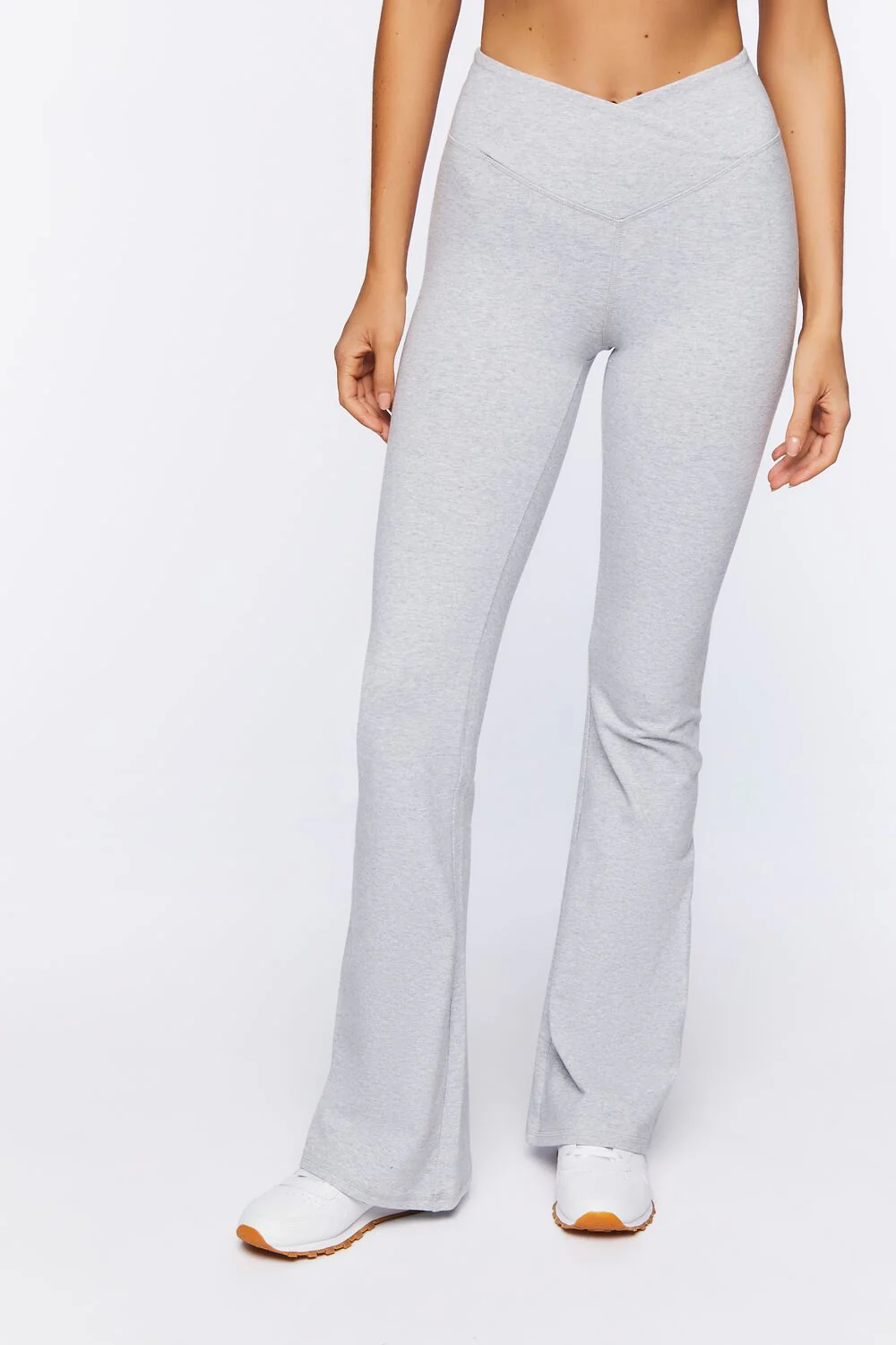 Active Heathered Flare Leggings - Image 2