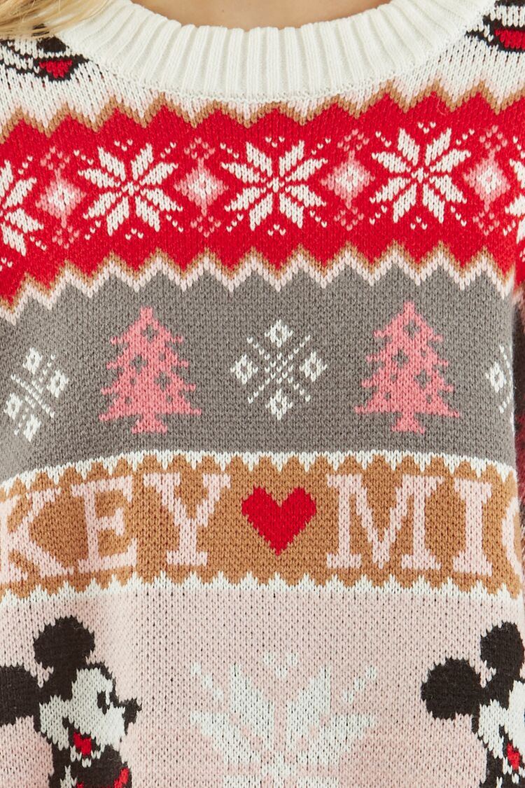 Disney Mickey Mouse Fair Isle Sweater - Image 5