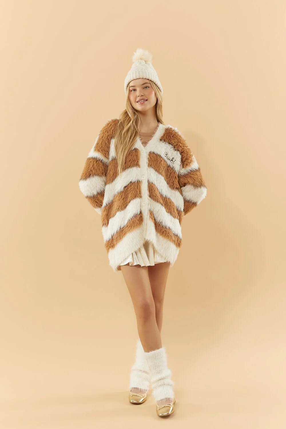 Disney Bambi Faux Fur Cardigan Sweater - Image 4