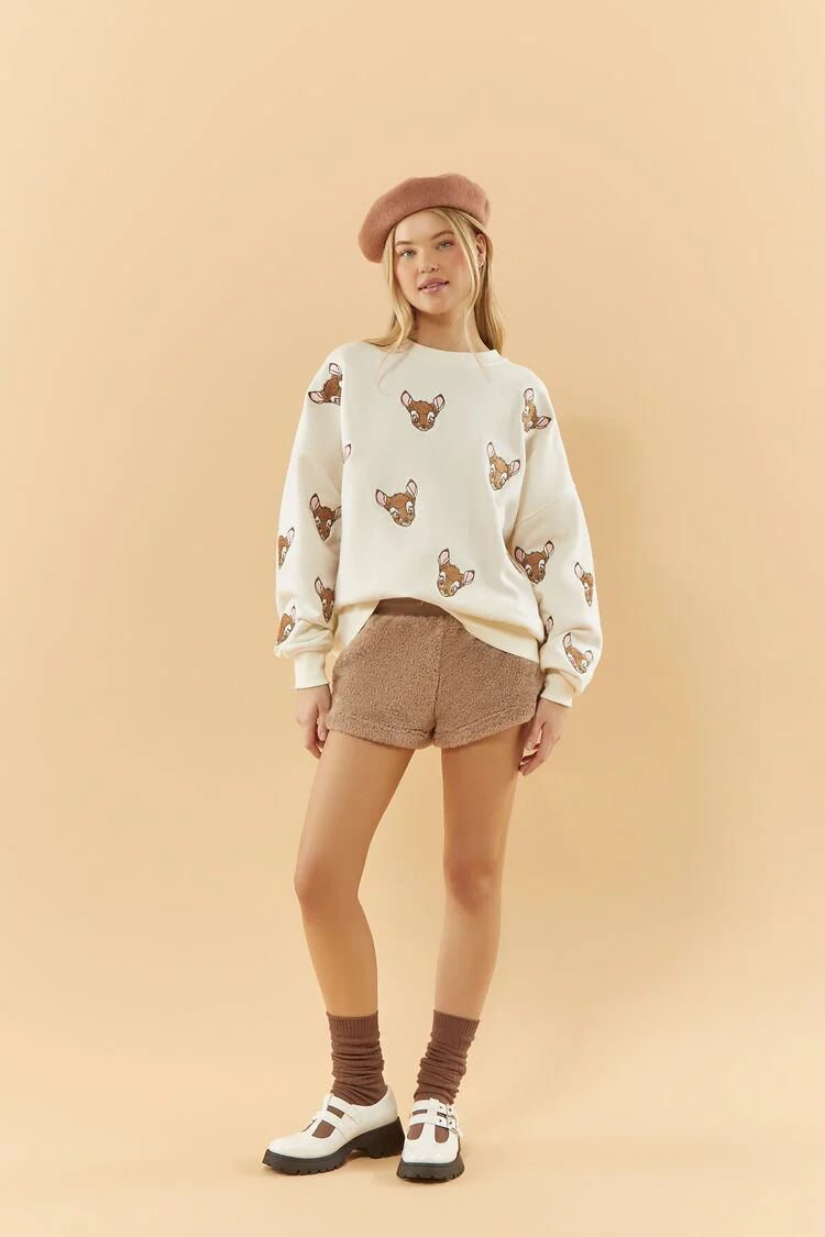 Disney Embroidered Bambi Pullover - Image 4