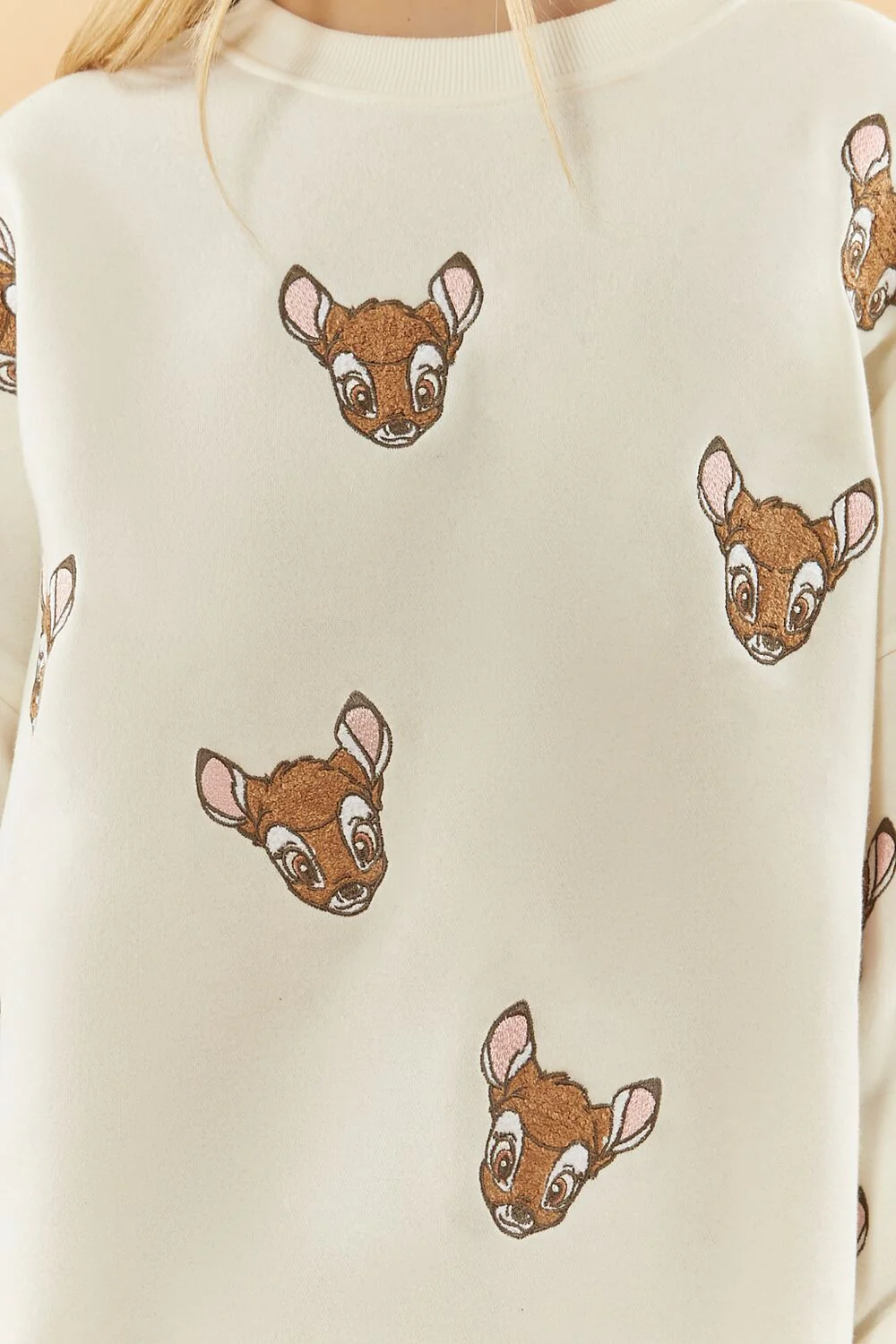 Disney Embroidered Bambi Pullover - Image 5