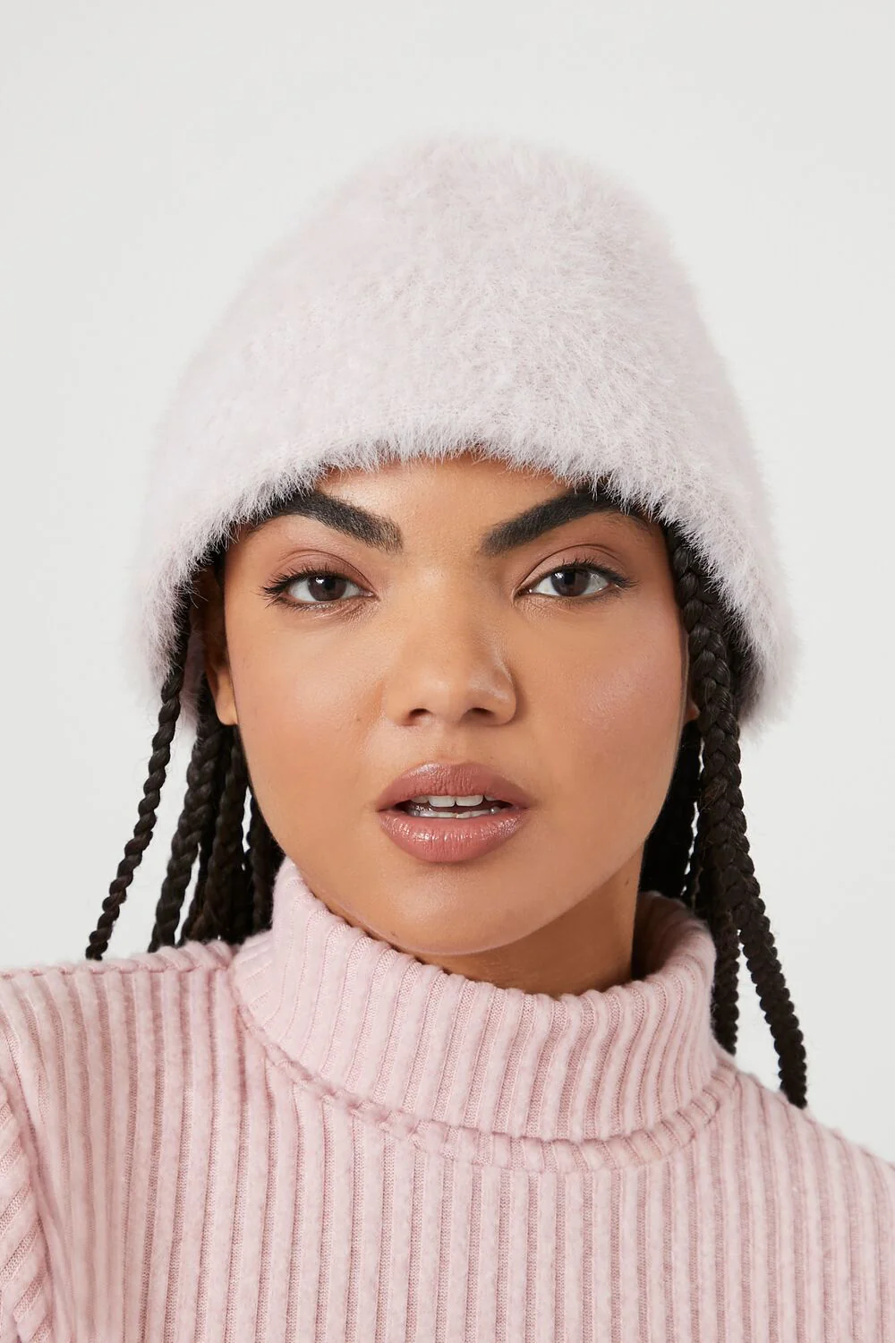 Faux Fur Bucket Hat - Image 2