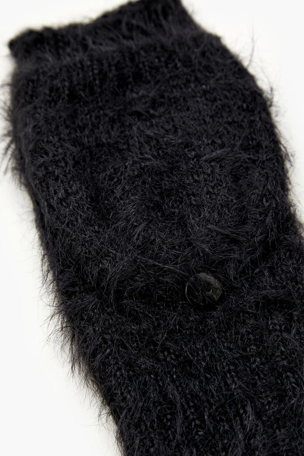 Fuzzy Knit Convertible Gloves - Image 4