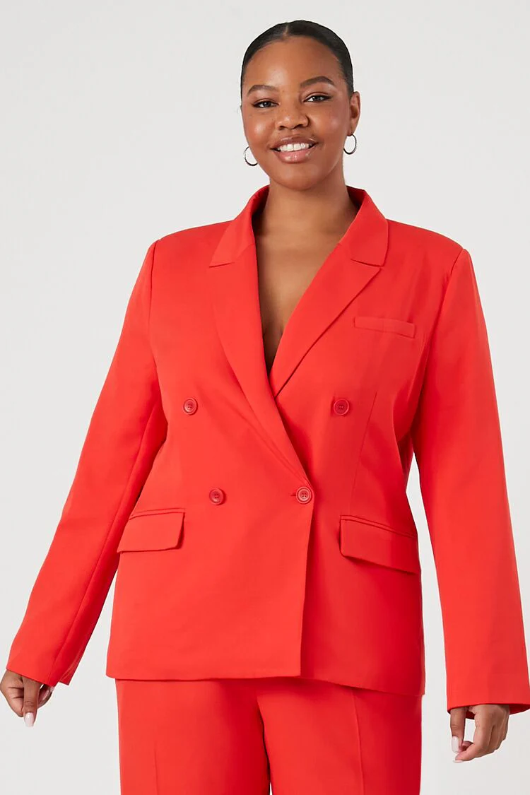 Plus Size Blazer & Pants Set - Image 4