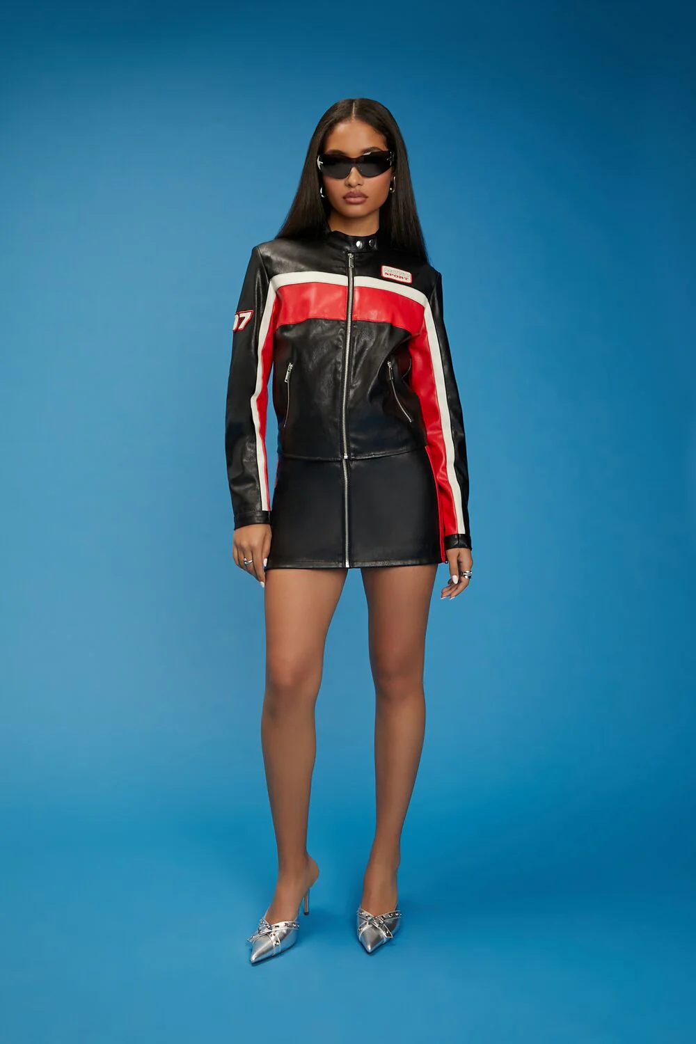 Moto Sport Colorblock Jacket - Image 2