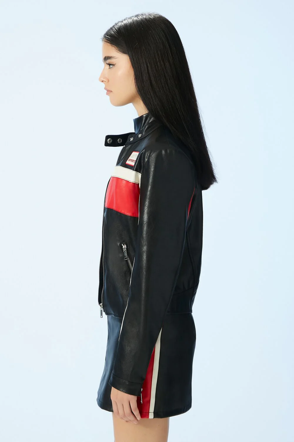 Moto Sport Colorblock Jacket - Image 5