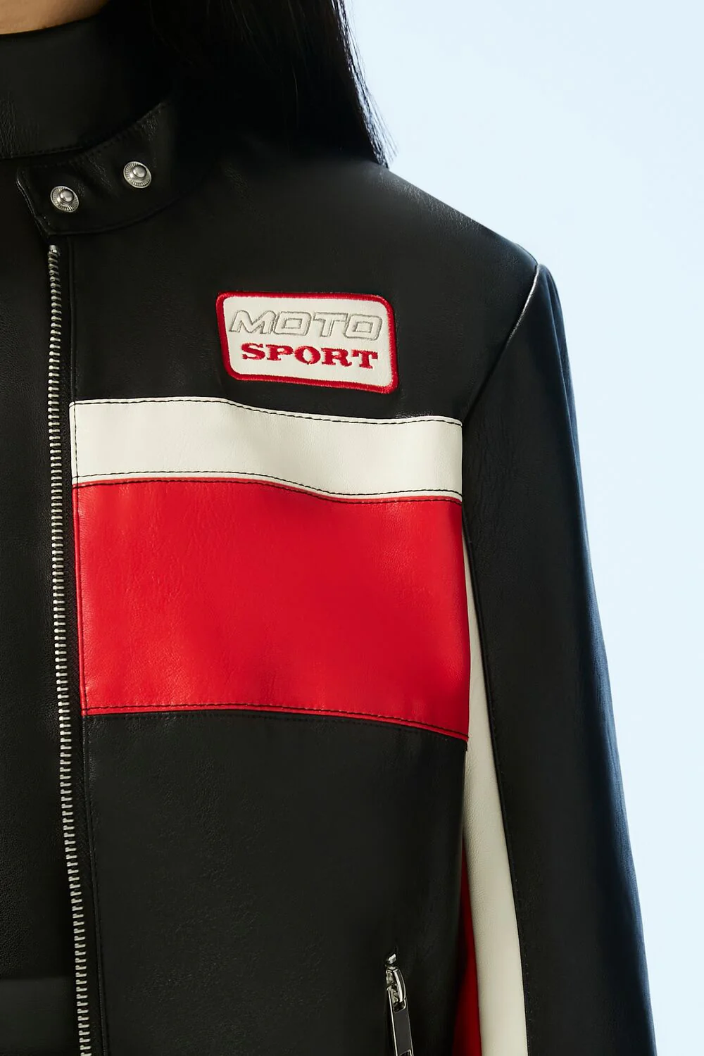 Moto Sport Colorblock Jacket - Image 6